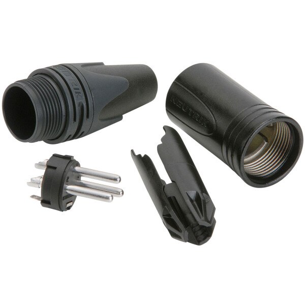 Main product image for Neutrik NC3MXX-BAG XLR Male Black 092-309